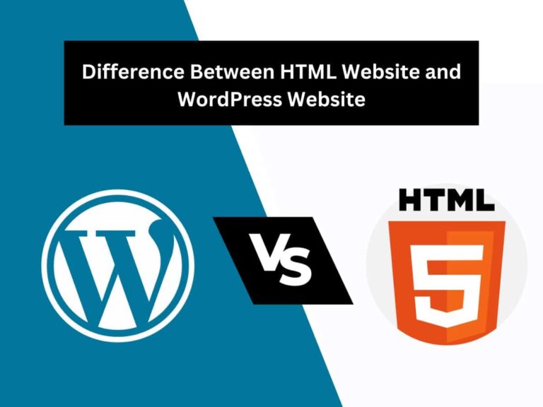 WordPress compared to HTML