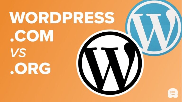 wordpress.com vs wordpress.org