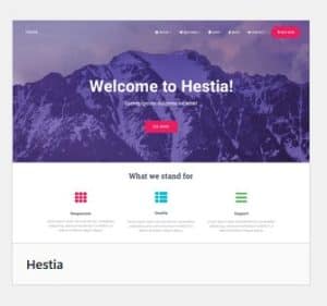 Hestia theme